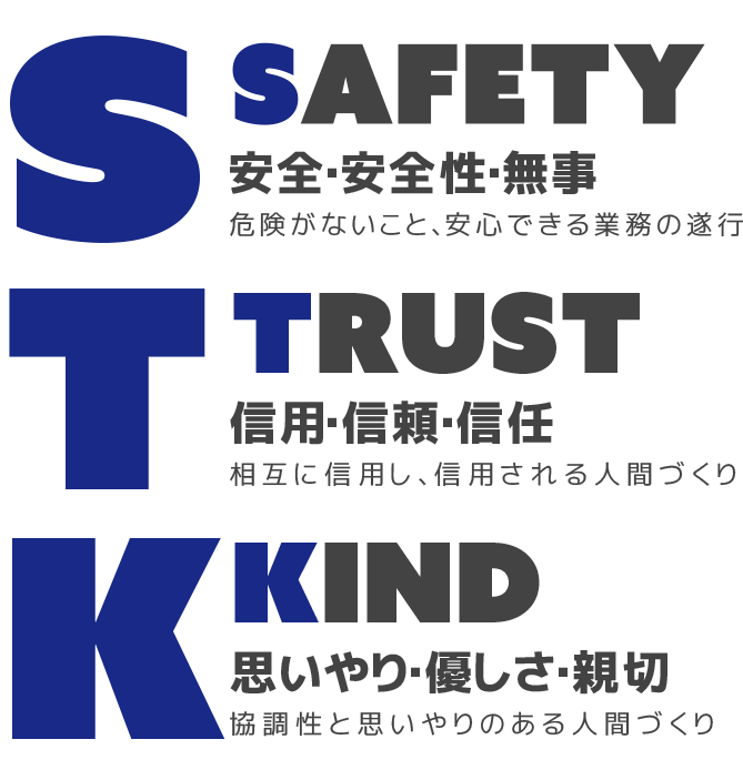 秋山興業の社訓STK